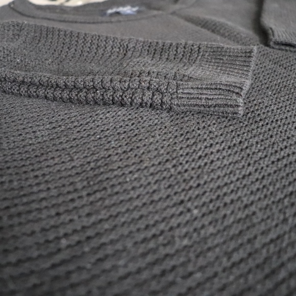 2/$25 American Eagle Black Frill Top - Picture 3 of 4